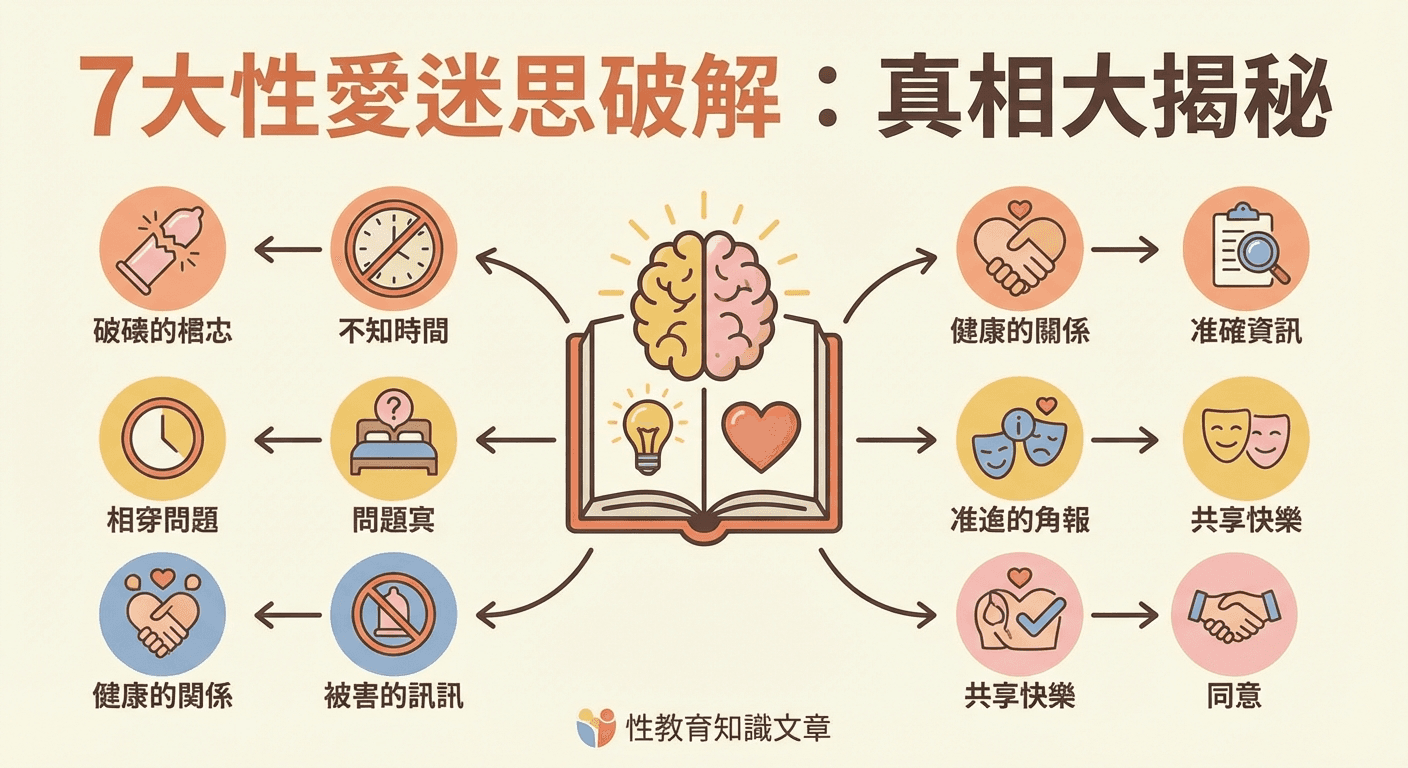 7大性愛迷思破解:真相大揭秘